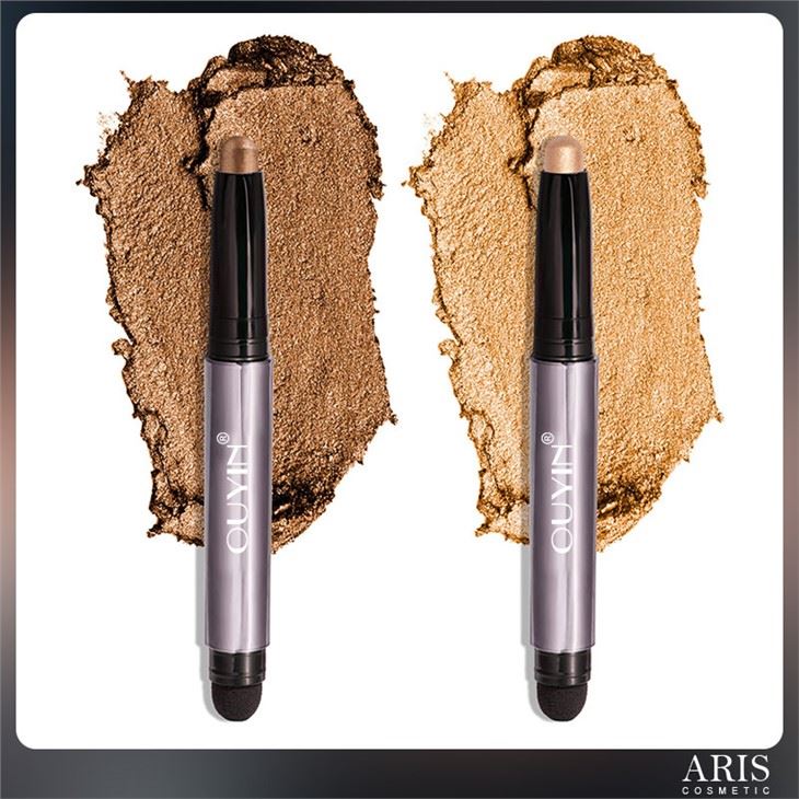 Waterproof Long Lasting Smoky Highlighter Matte And Shimmer Creamy Eyeshadow Stick